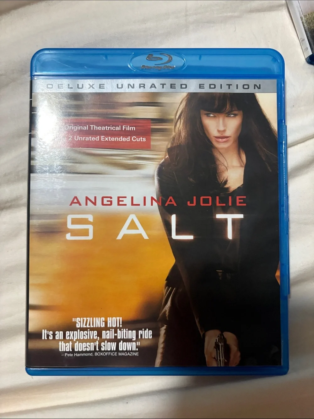 Sony Blu-ray Case in Blue with Movie Artwork
